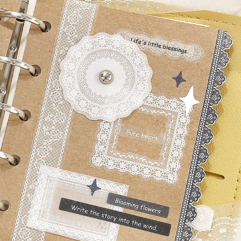 13.78inches Crush Of Letters Sticker Roll