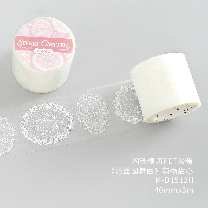 13.78inches Crush Of Letters Sticker Roll