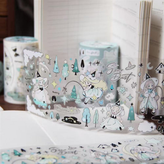 13.78inches Little Witch Sticker Roll