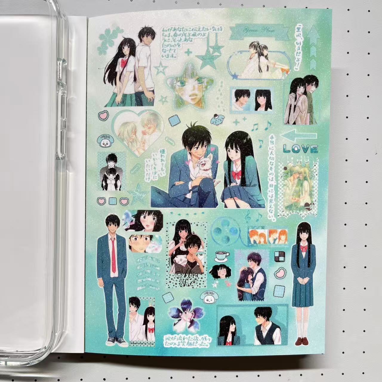 【Limited Edition 12】Chronicle Of Time's Love Sticker Book Handmade Sticker Phone Case