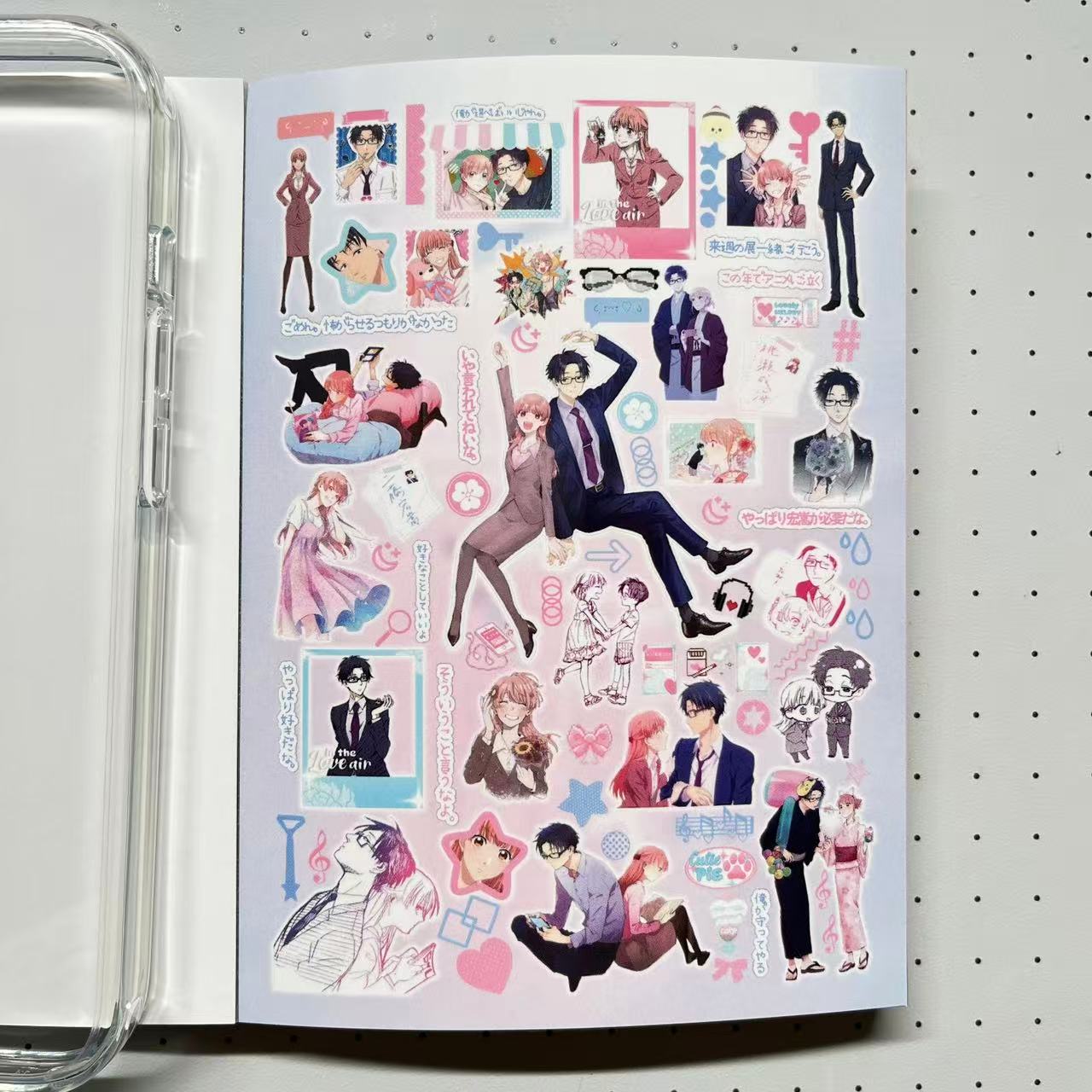 【Limited Edition 12】Chronicle Of Time's Love Sticker Book Handmade Sticker Phone Case