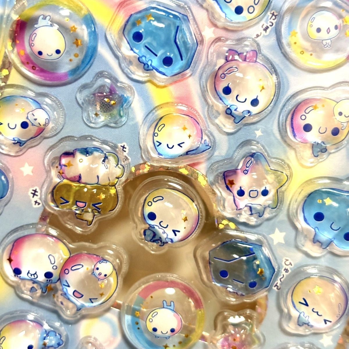 Awawa-chan 3D Stickers