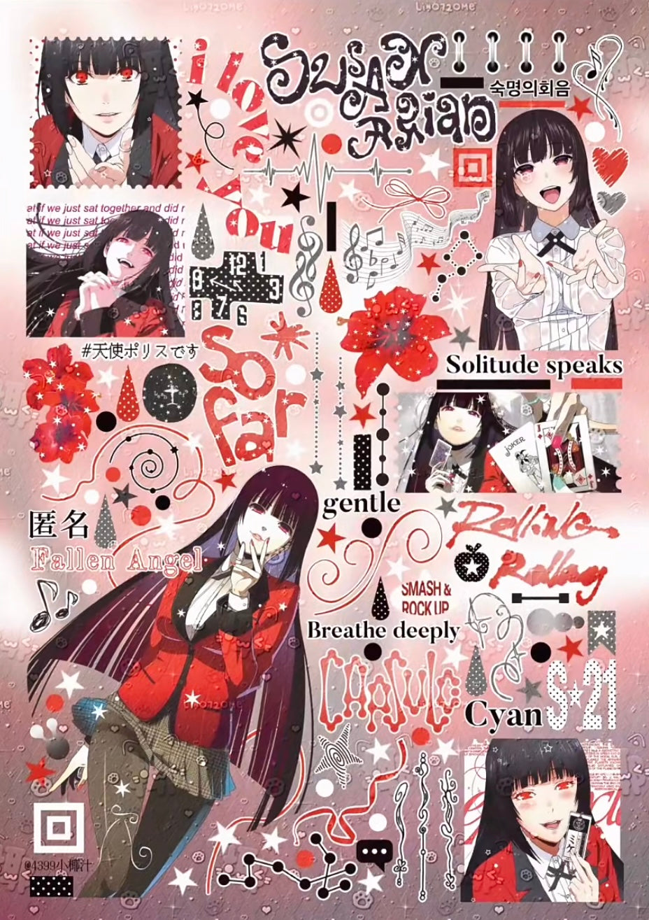 【Pre-Order】A Mix of 35 Anime Sticker Book(Single Pages Can Be Purchased Individually)