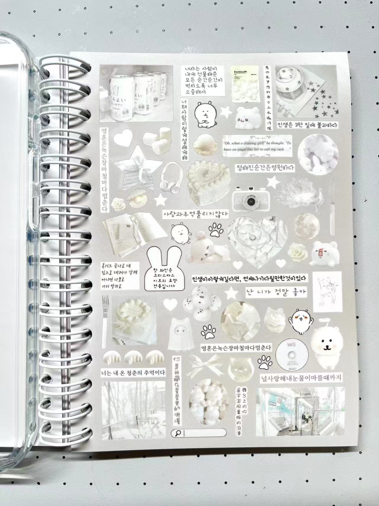 【Limited Edition 11】Cream Fantasia Sticker Book Handmade Sticker Phone Case