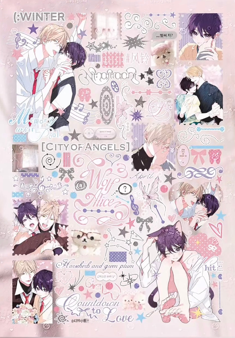 【Pre-Order】A Mix of 35 Anime Sticker Book(Single Pages Can Be Purchased Individually)