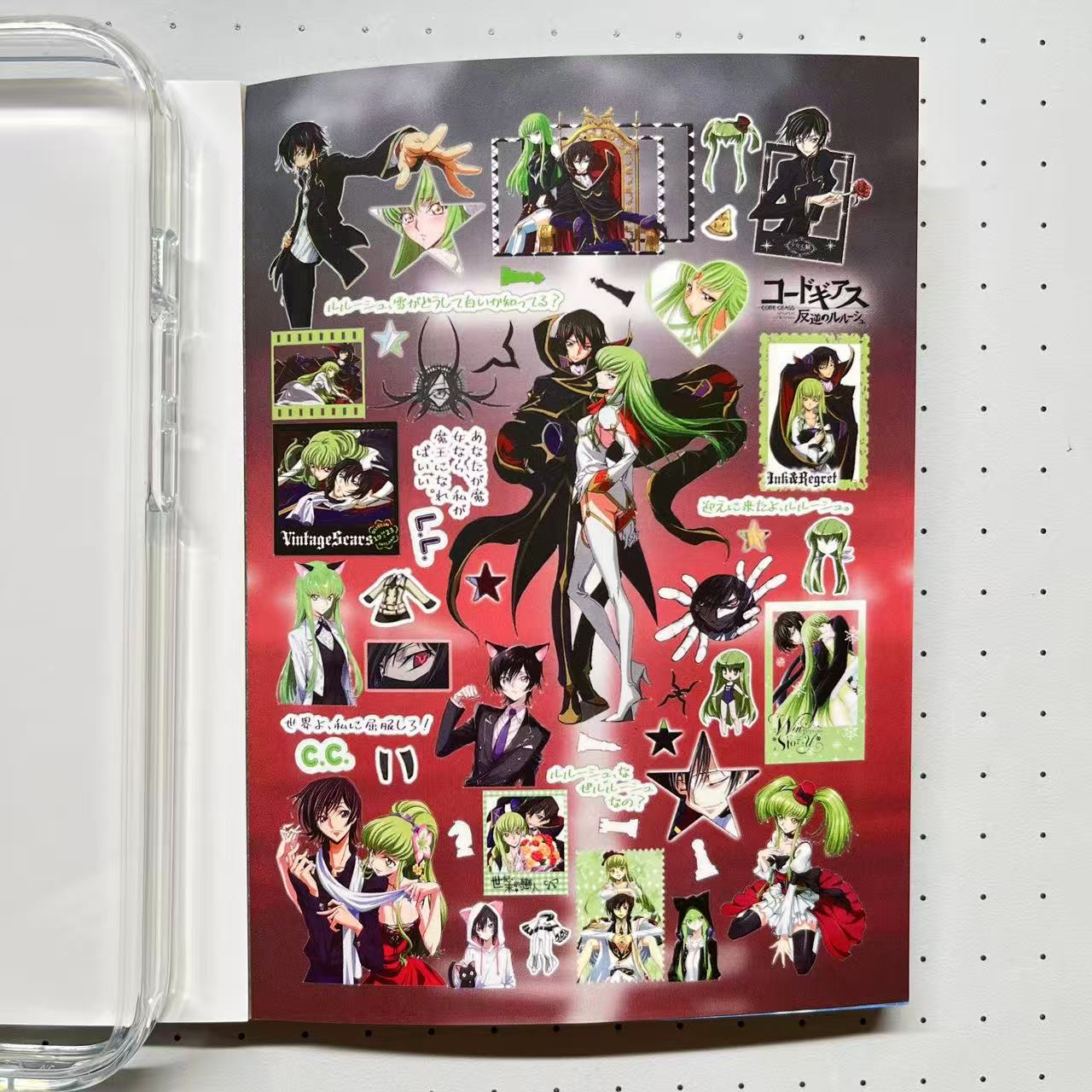 【Limited Edition 12】Chronicle Of Time's Love Sticker Book Handmade Sticker Phone Case