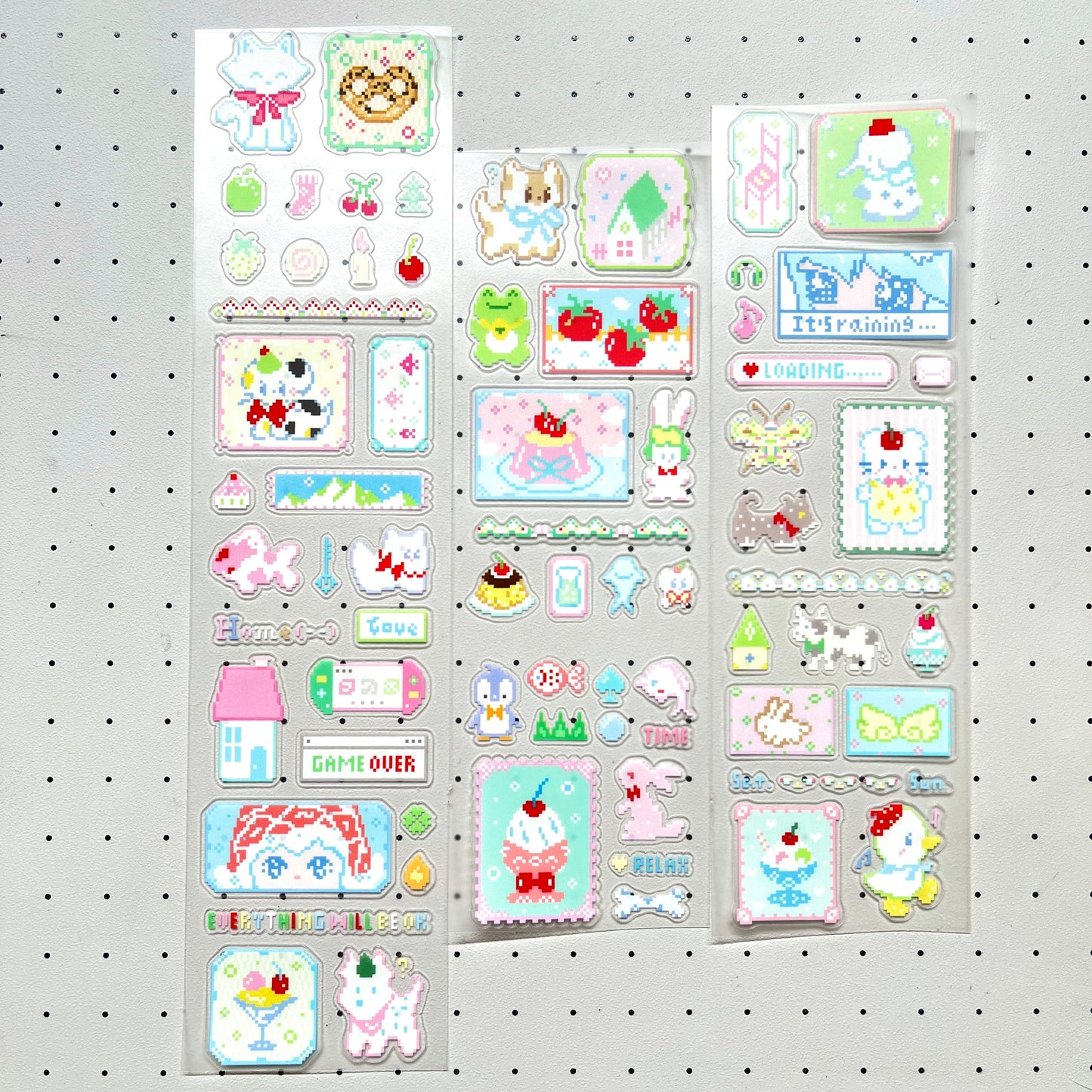 18.11inches Pixel Memo Sticker Roll