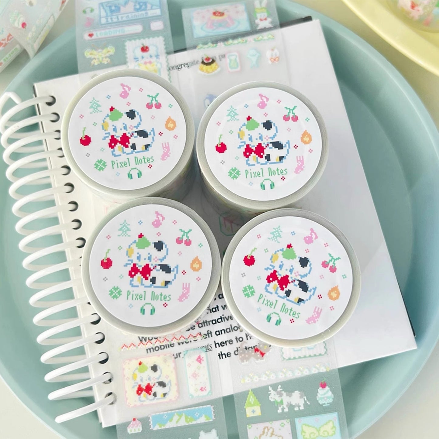 18.11inches Pixel Memo Sticker Roll