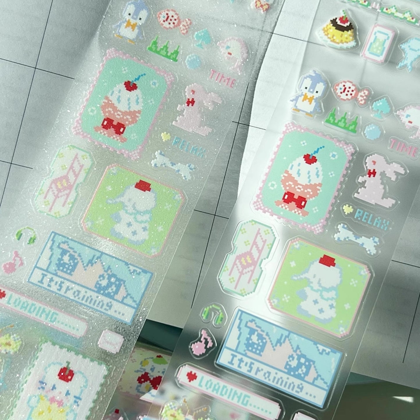 18.11inches Pixel Memo Sticker Roll