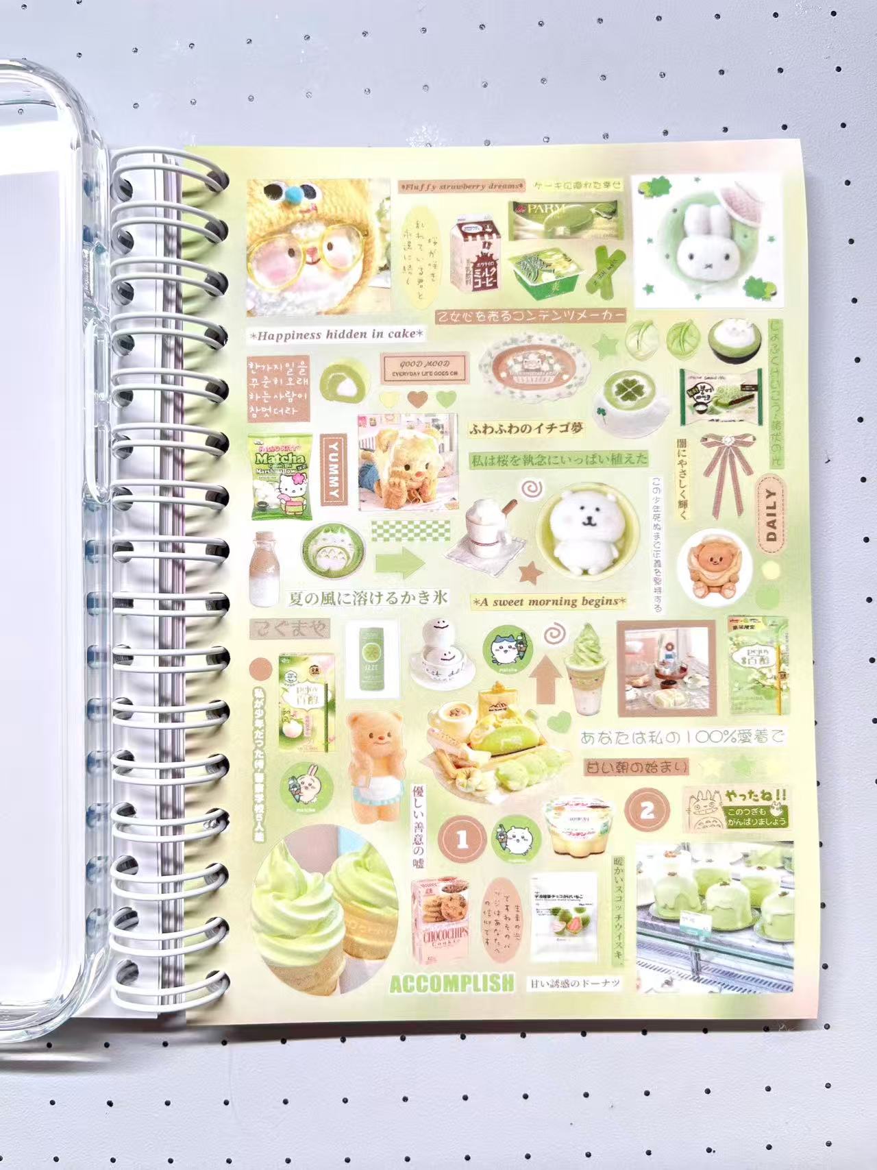 【Limited Edition 11】Cream Fantasia Sticker Book Handmade Sticker Phone Case