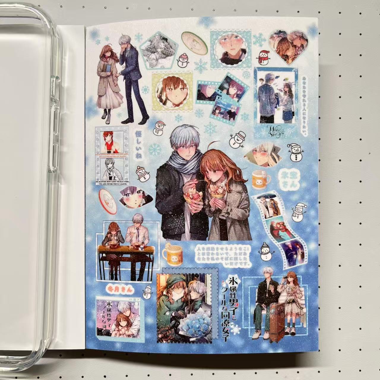 【Limited Edition 12】Chronicle Of Time's Love Sticker Book Handmade Sticker Phone Case