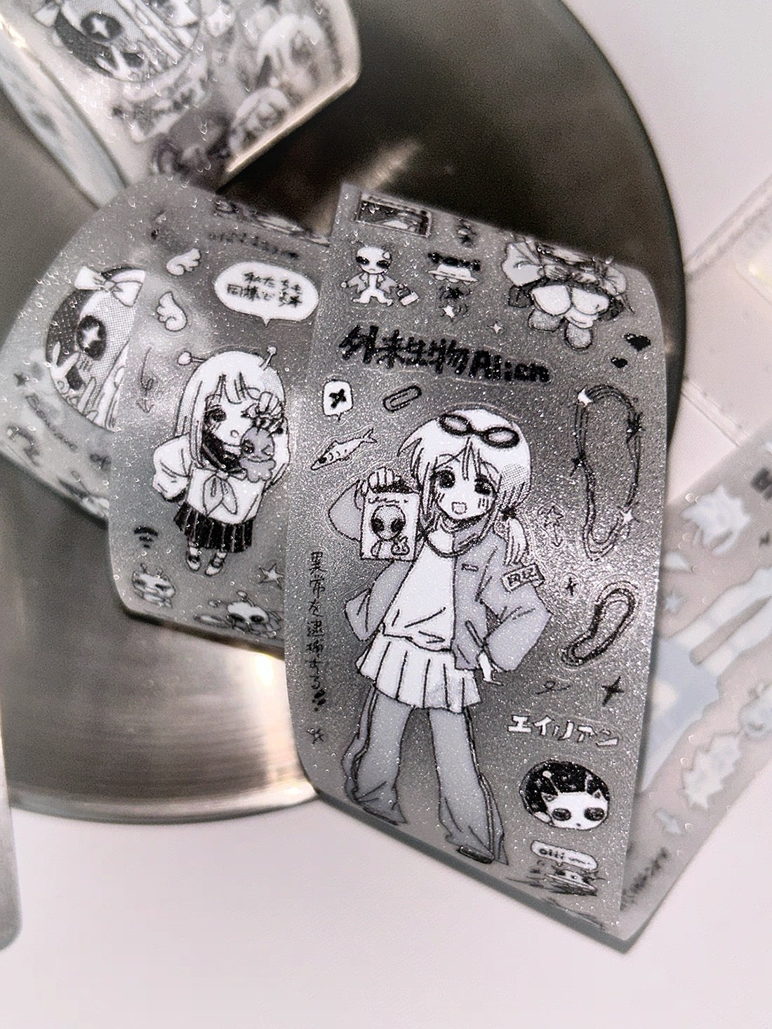 19.68inches Alien Girl Sticker Roll