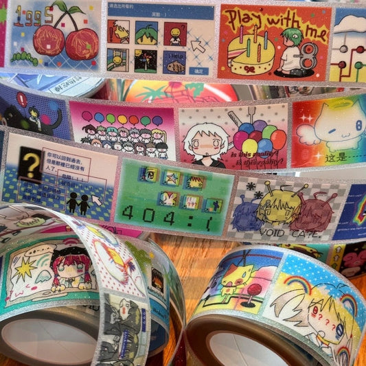 19.68inches High School Girl Sticker Roll