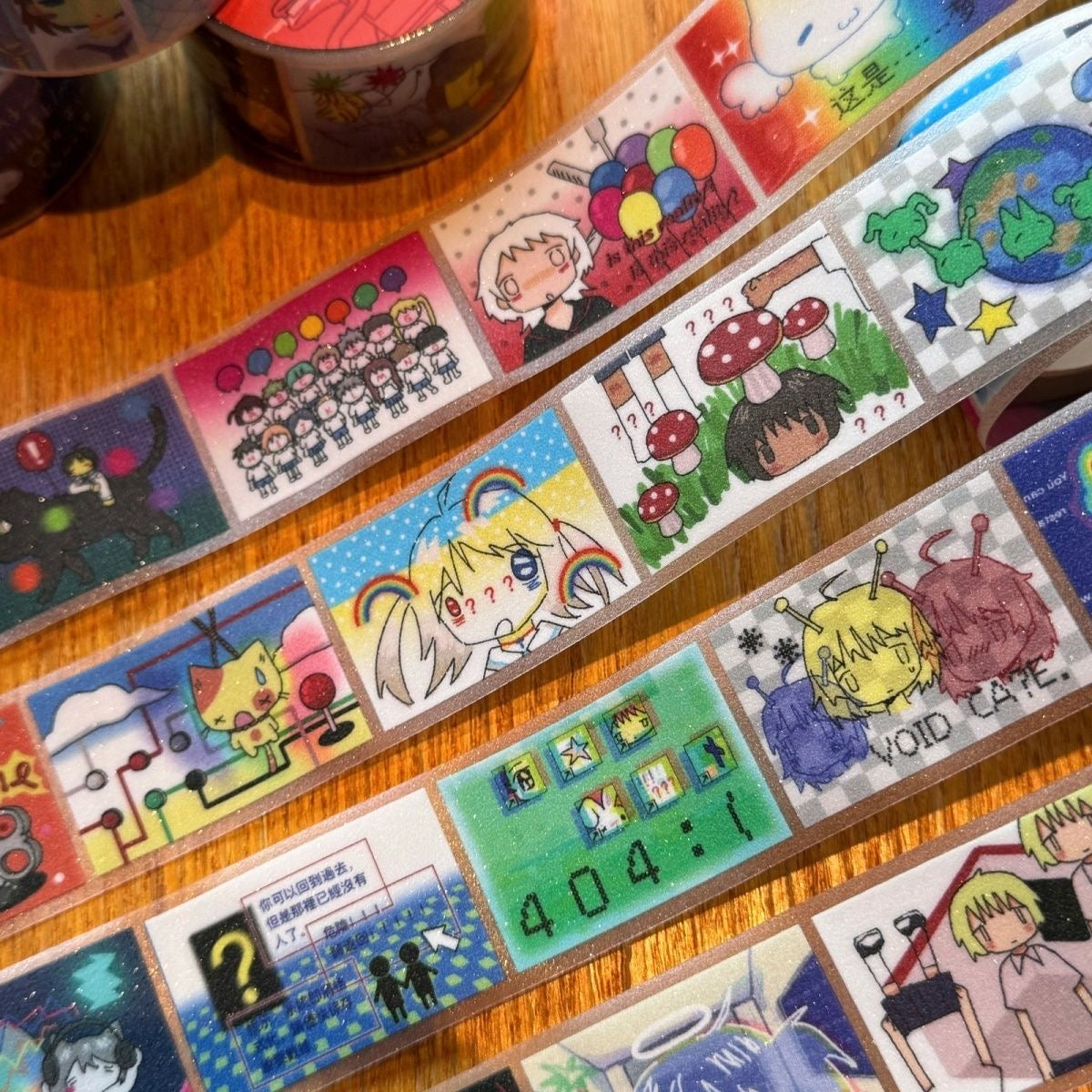 19.68inches High School Girl Sticker Roll