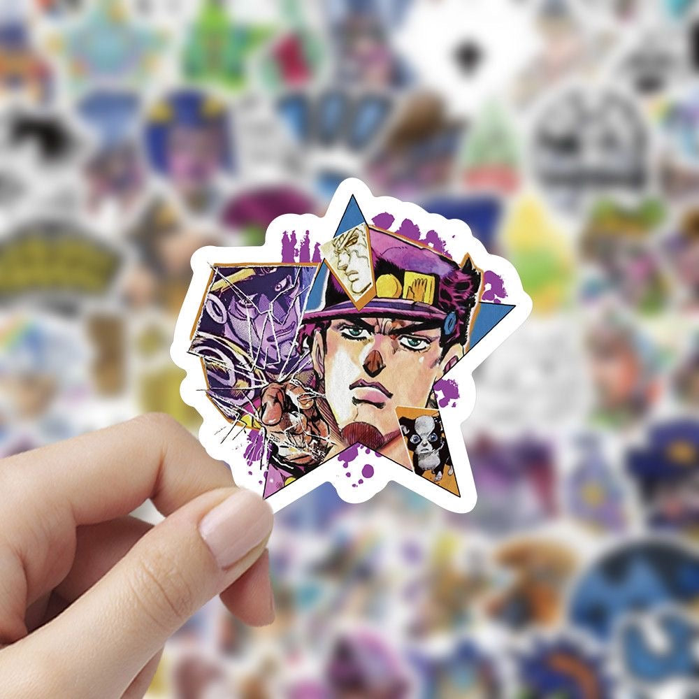 100Pcs Jojo's Bizarre Adventure Star Stickers