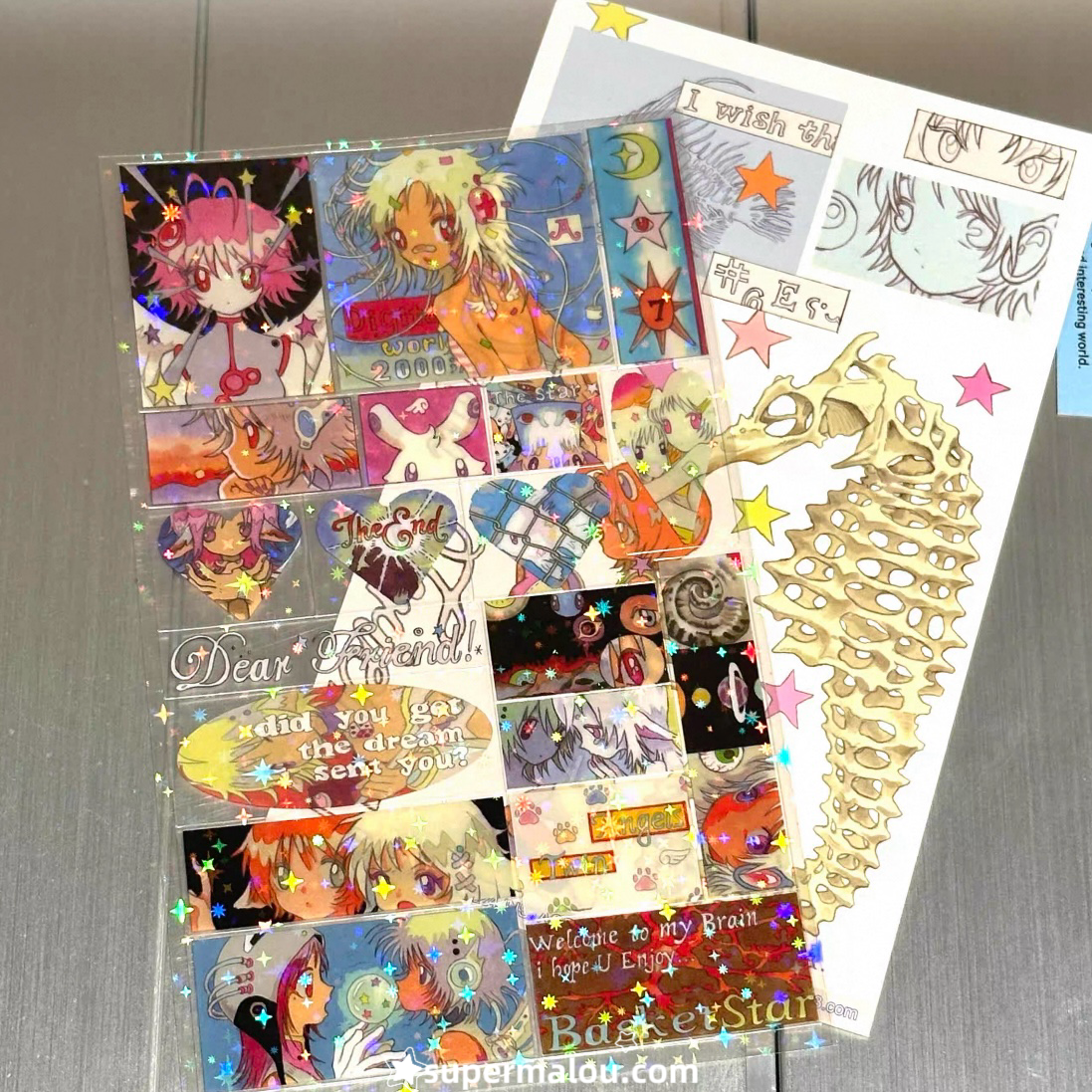 1Pcs Dear Friend Seahorse Sticker