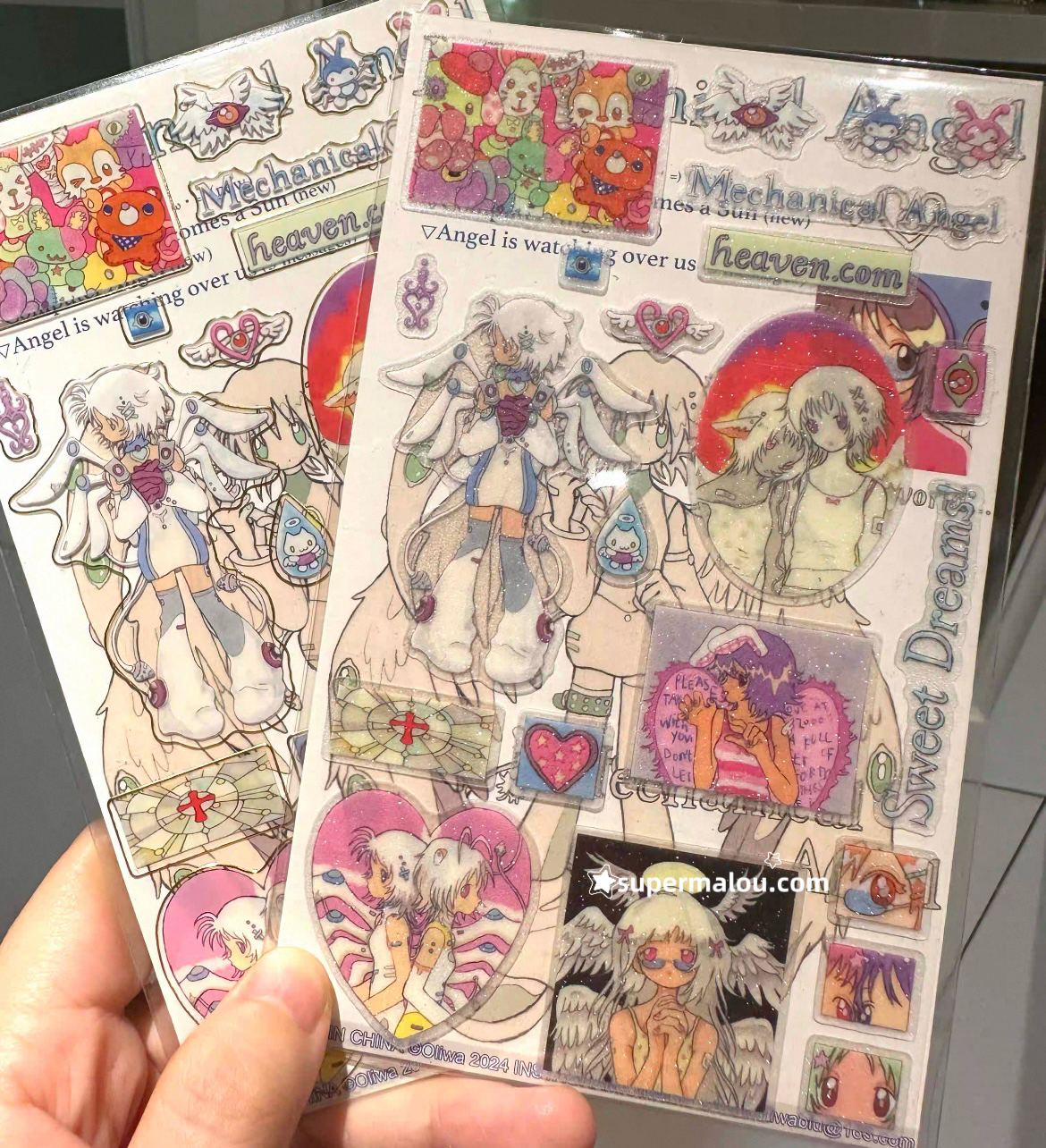 1Pcs Mechanical Angel Sticker