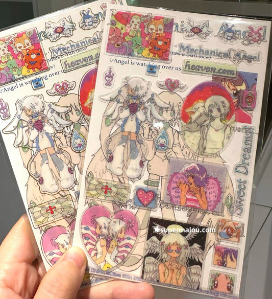 1Pcs Mechanical Angel Sticker