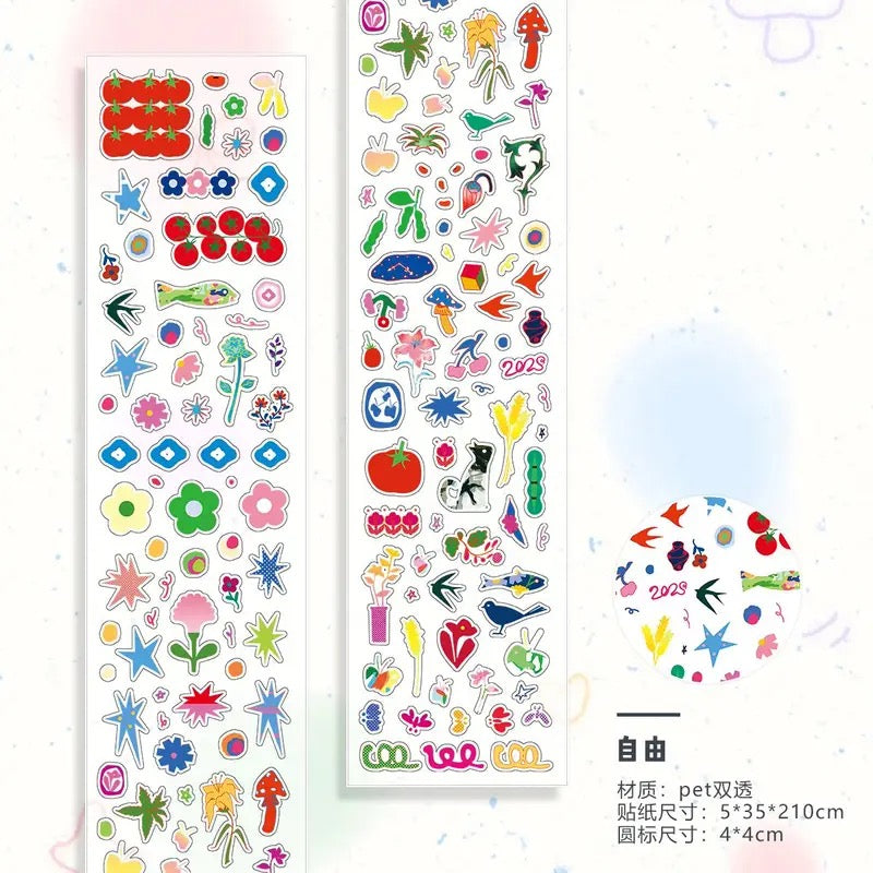 2.1m Inspiration Fragments Deco Sticker Roll