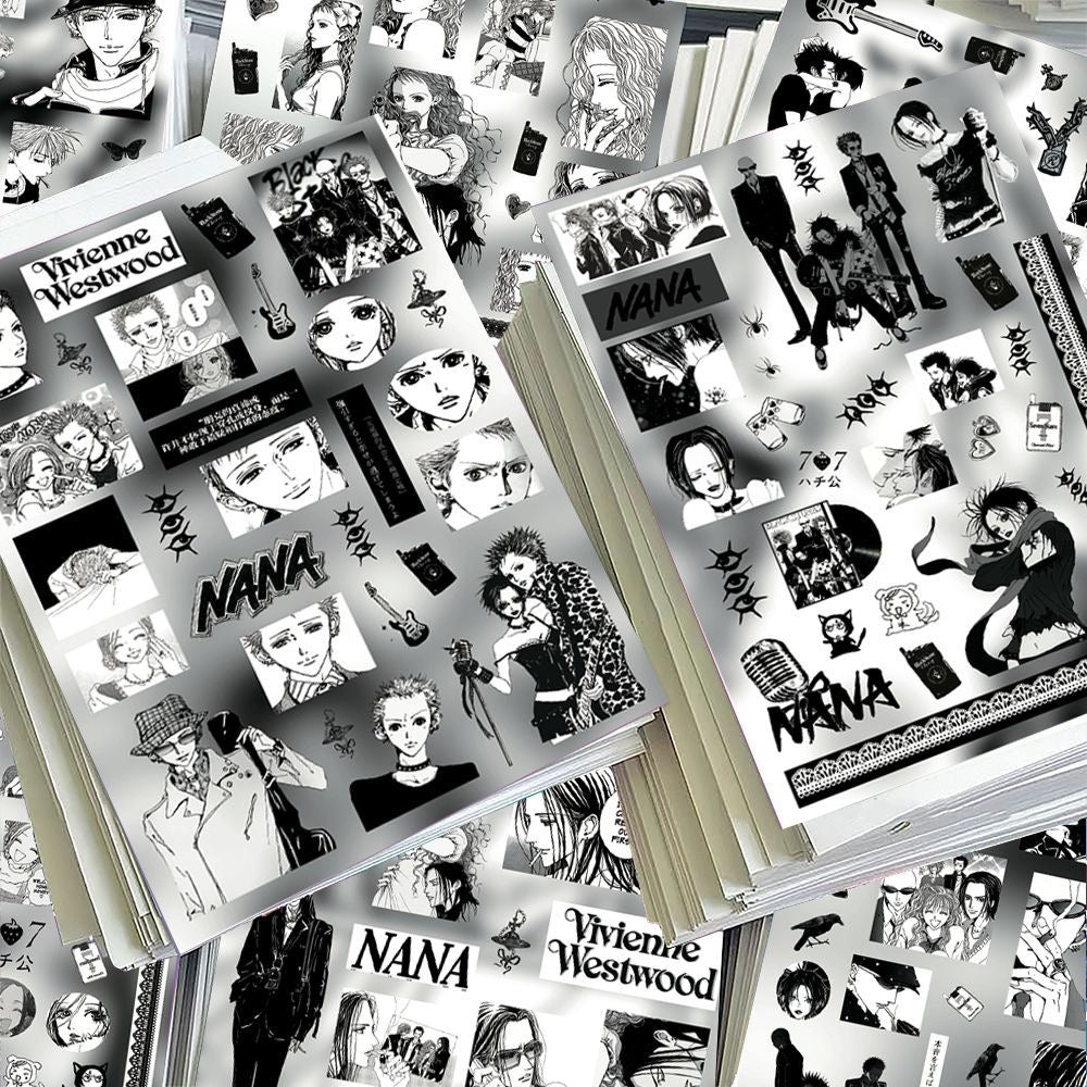 8 Sheets NANA‌ Stickers