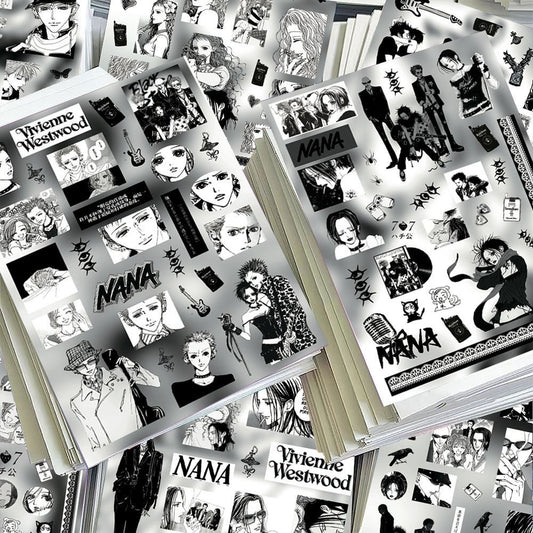 8 Sheets NANA‌ Stickers