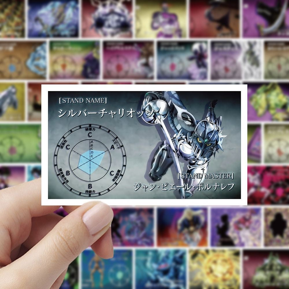 96Pcs JoJo's Bizarre Adventure Stand Stickers
