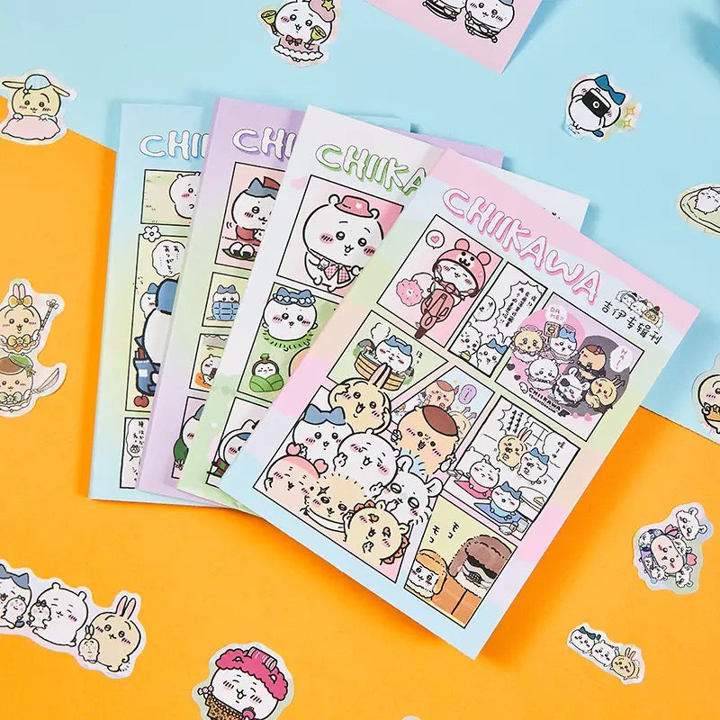 20Pages Chiikawa Sticker Book Set Of 4