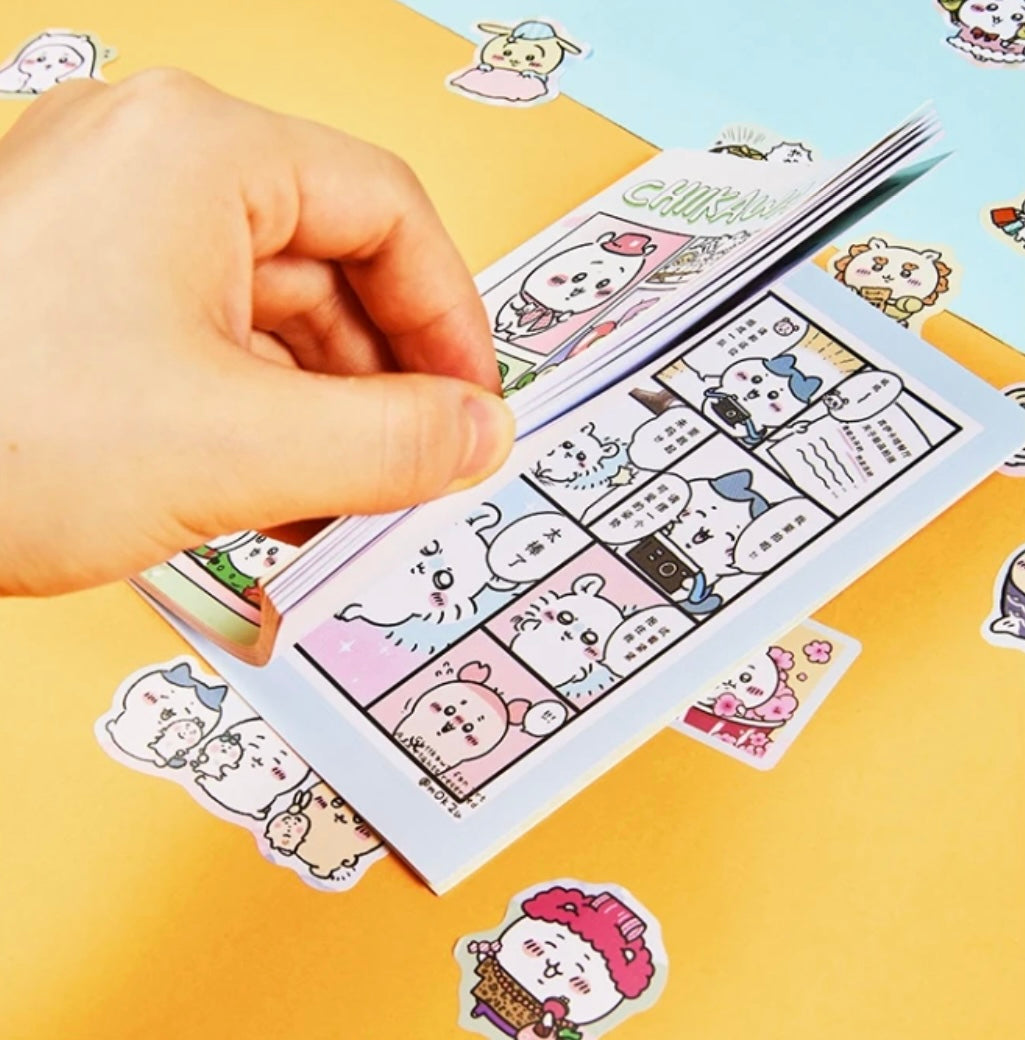 20Pages Chiikawa Sticker Book Set Of 4
