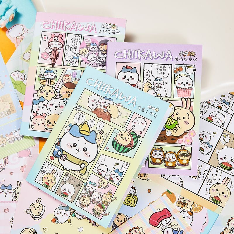 20Pages Chiikawa Sticker Book Set Of 4