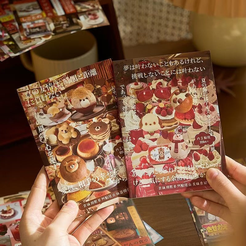 20 Pages Dessert Japaneses Sticker Book