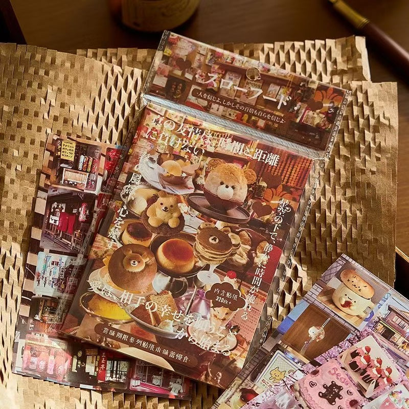 20 Pages Dessert Japaneses Sticker Book