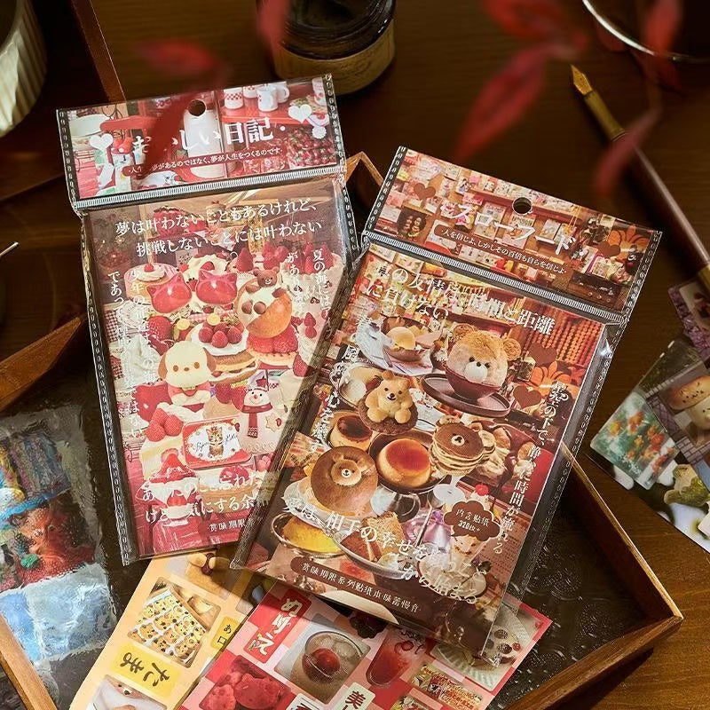20 Pages Dessert Japaneses Sticker Book