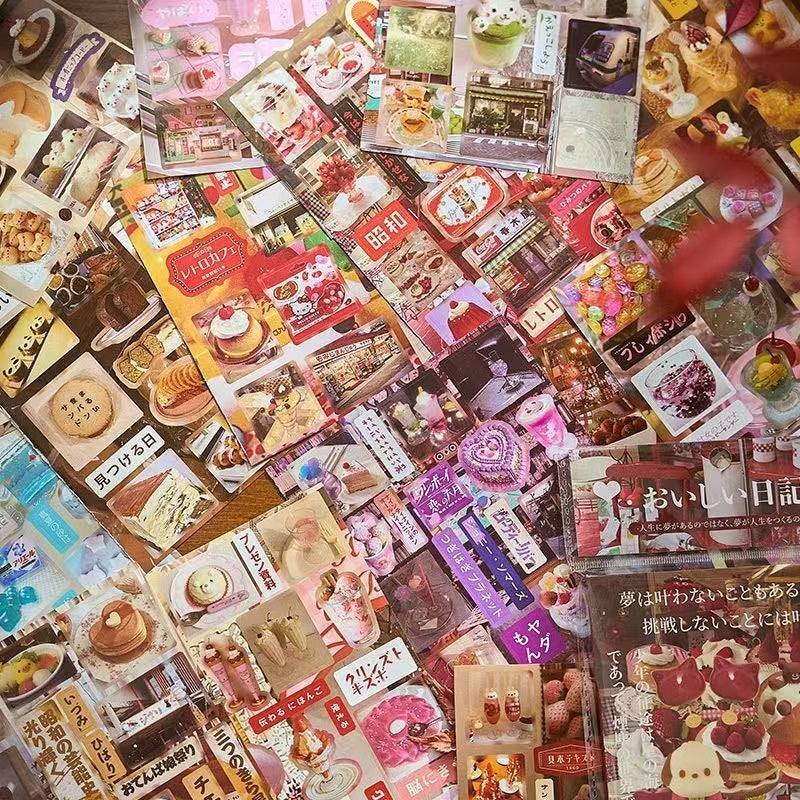 20 Pages Dessert Japaneses Sticker Book
