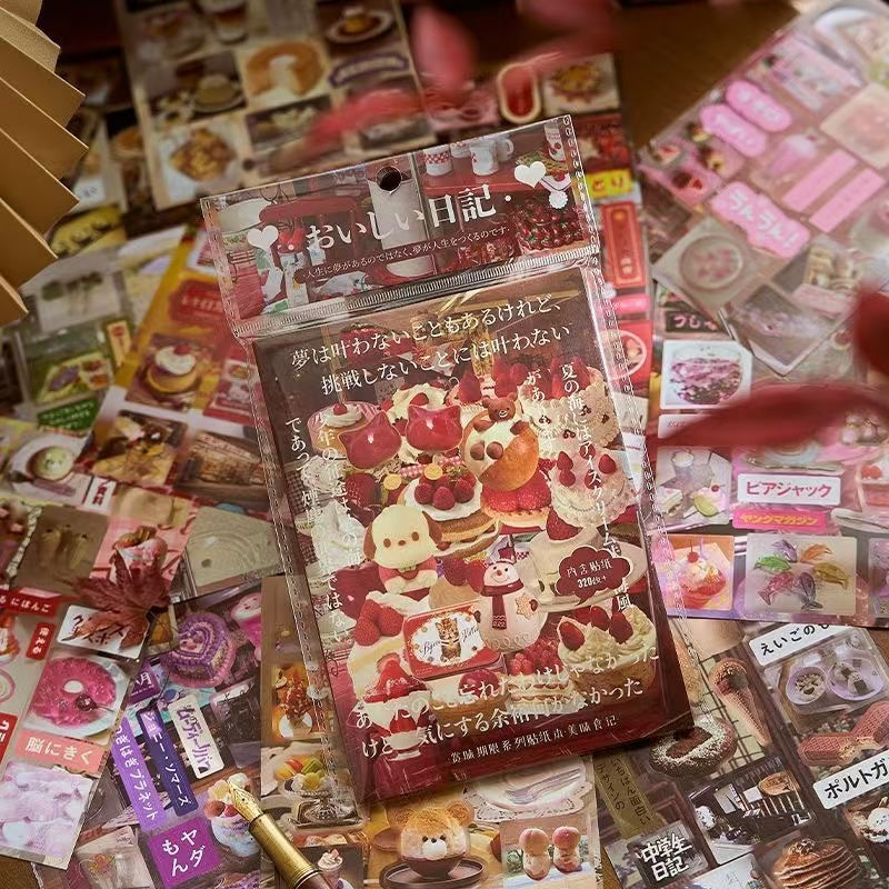 20 Pages Dessert Japaneses Sticker Book