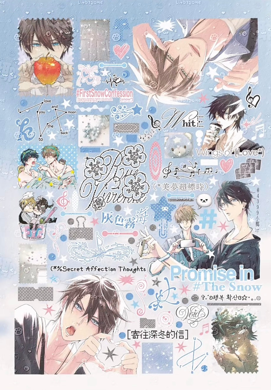 【Pre-Order】A Mix of 35 Anime Sticker Book(Single Pages Can Be Purchased Individually)