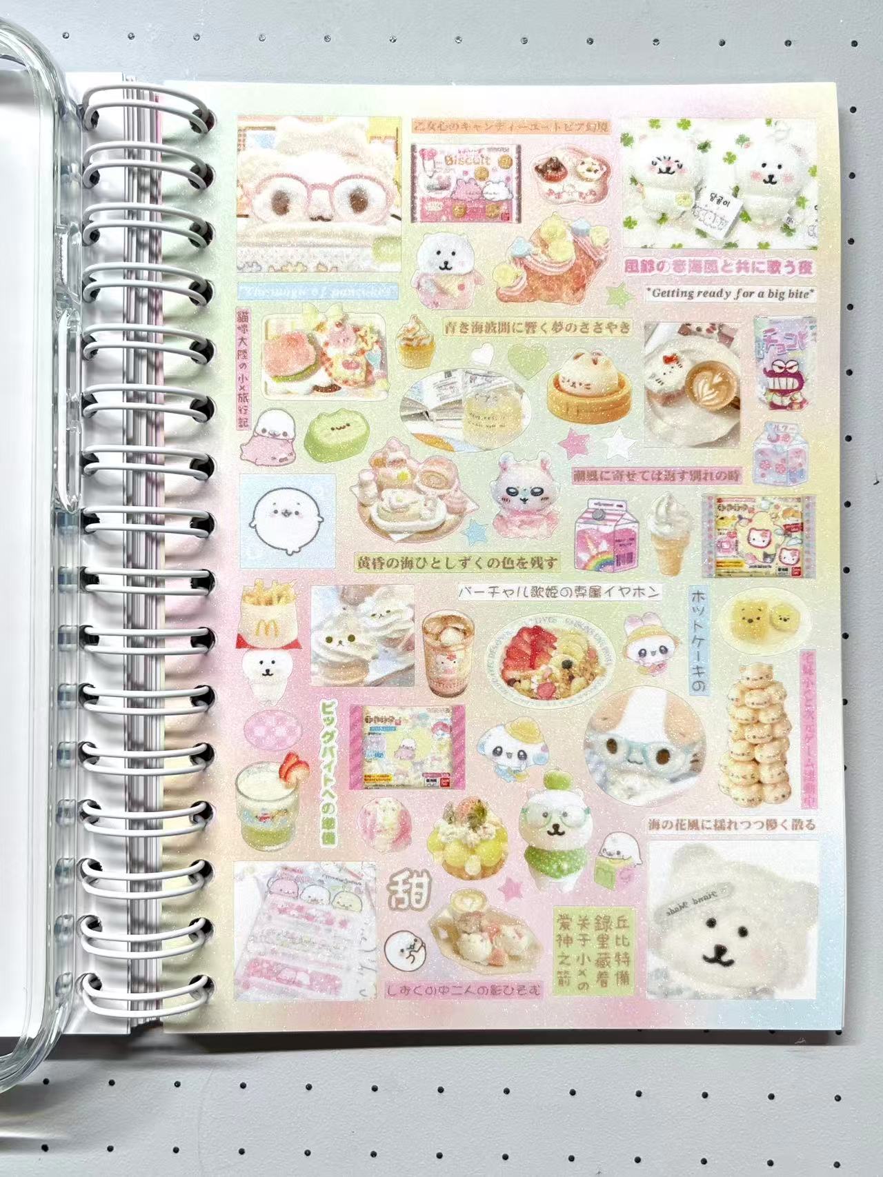 【Limited Edition 11】Cream Fantasia Sticker Book Handmade Sticker Phone Case