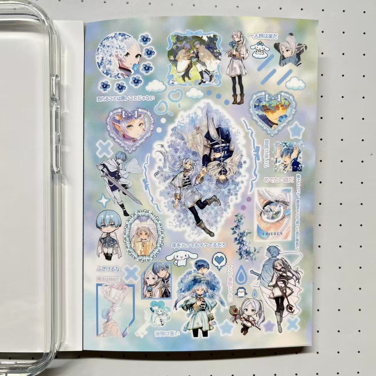 【Limited Edition 12】Chronicle Of Time's Love Sticker Book Handmade Sticker Phone Case
