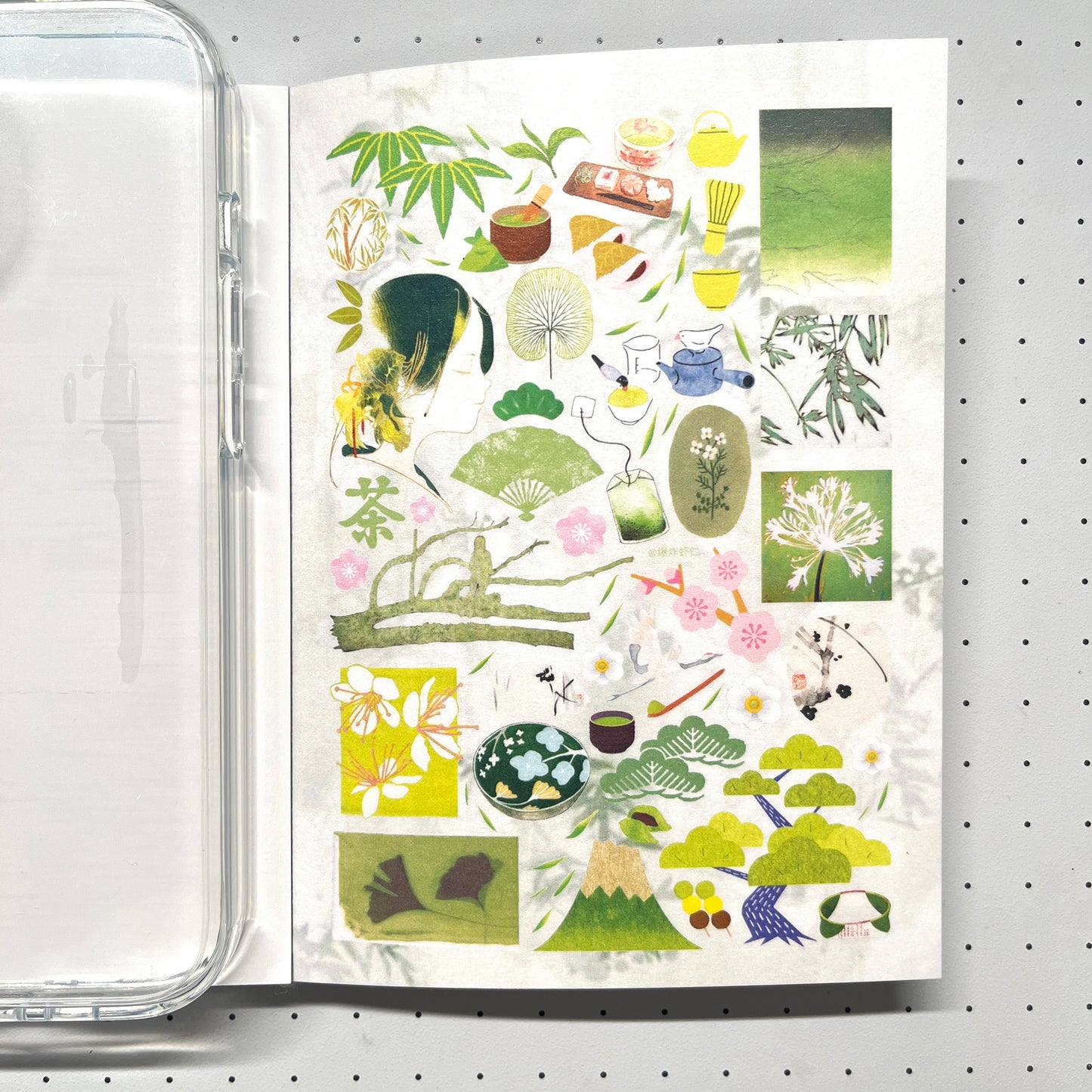 【Limited Edition 9】Steal a moment of leisure Sticker Book Handmade Sticker Phone Case