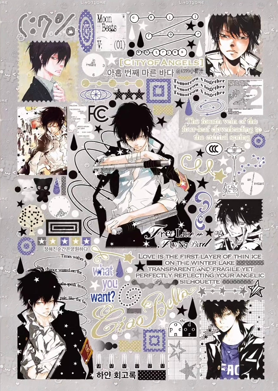 【Pre-Order】A Mix of 35 Anime Sticker Book(Single Pages Can Be Purchased Individually)