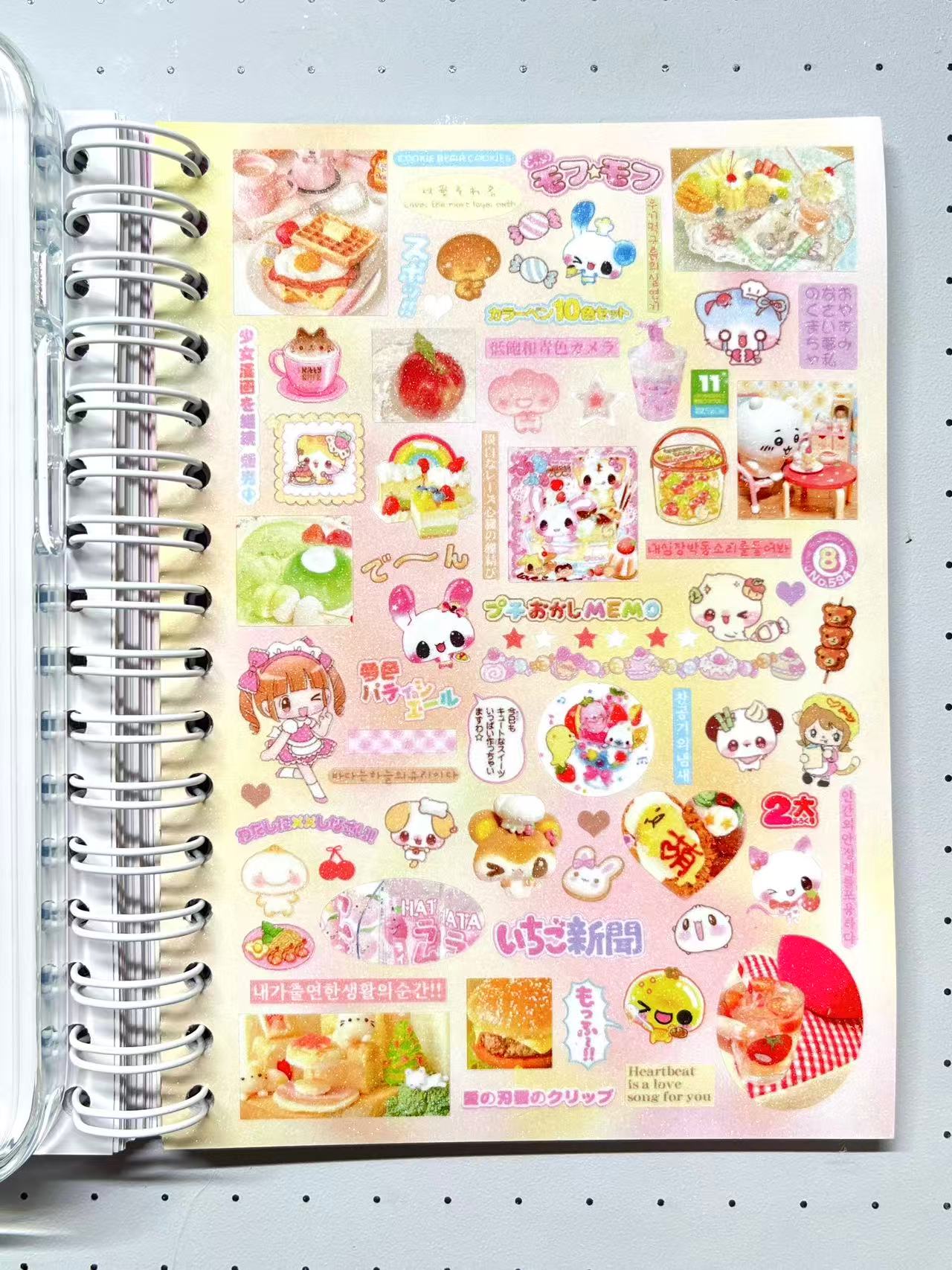 【Limited Edition 11】Cream Fantasia Sticker Book Handmade Sticker Phone Case