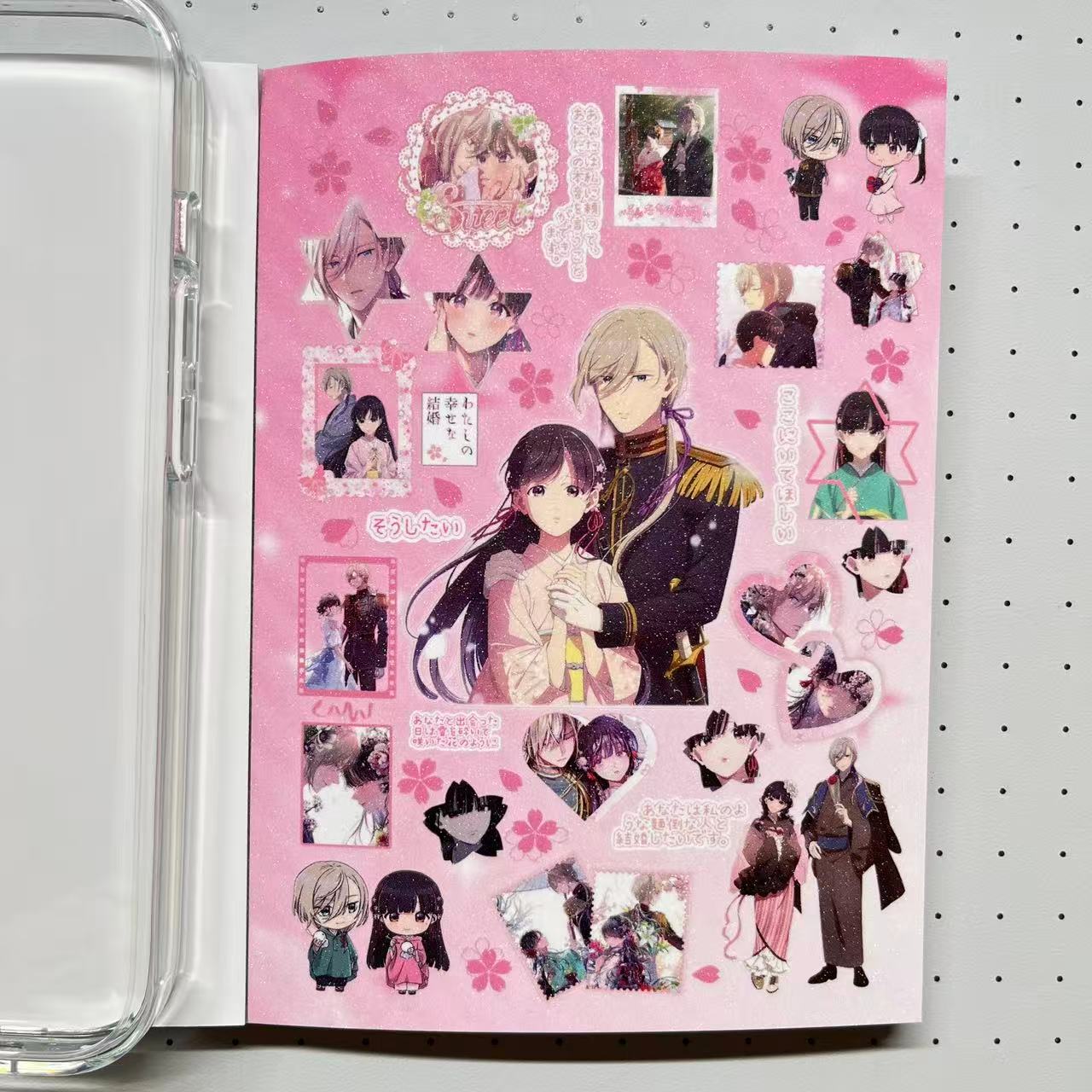 【Limited Edition 12】Chronicle Of Time's Love Sticker Book Handmade Sticker Phone Case