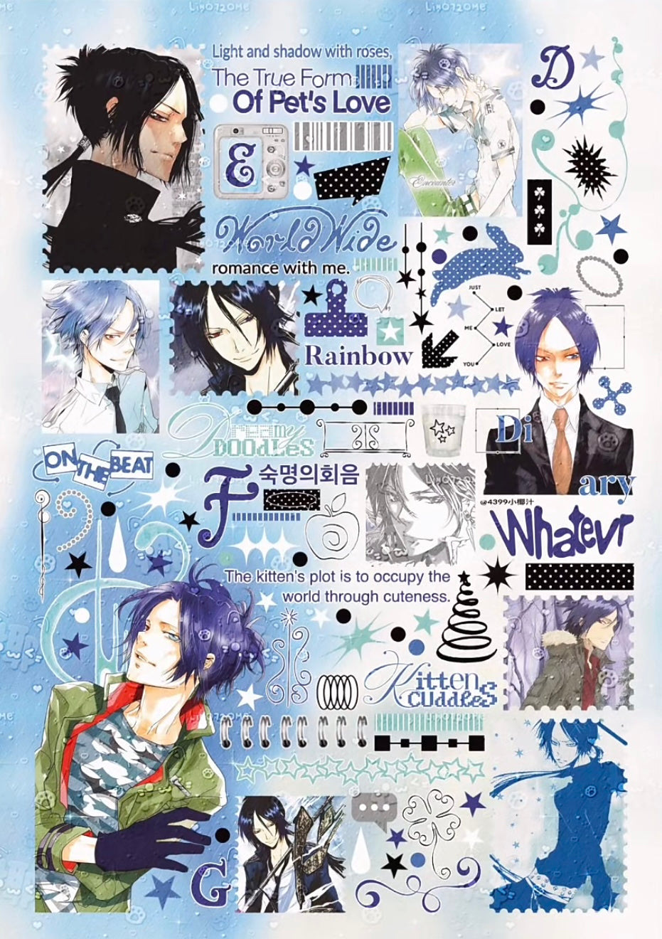 【Pre-Order】A Mix of 35 Anime Sticker Book(Single Pages Can Be Purchased Individually)