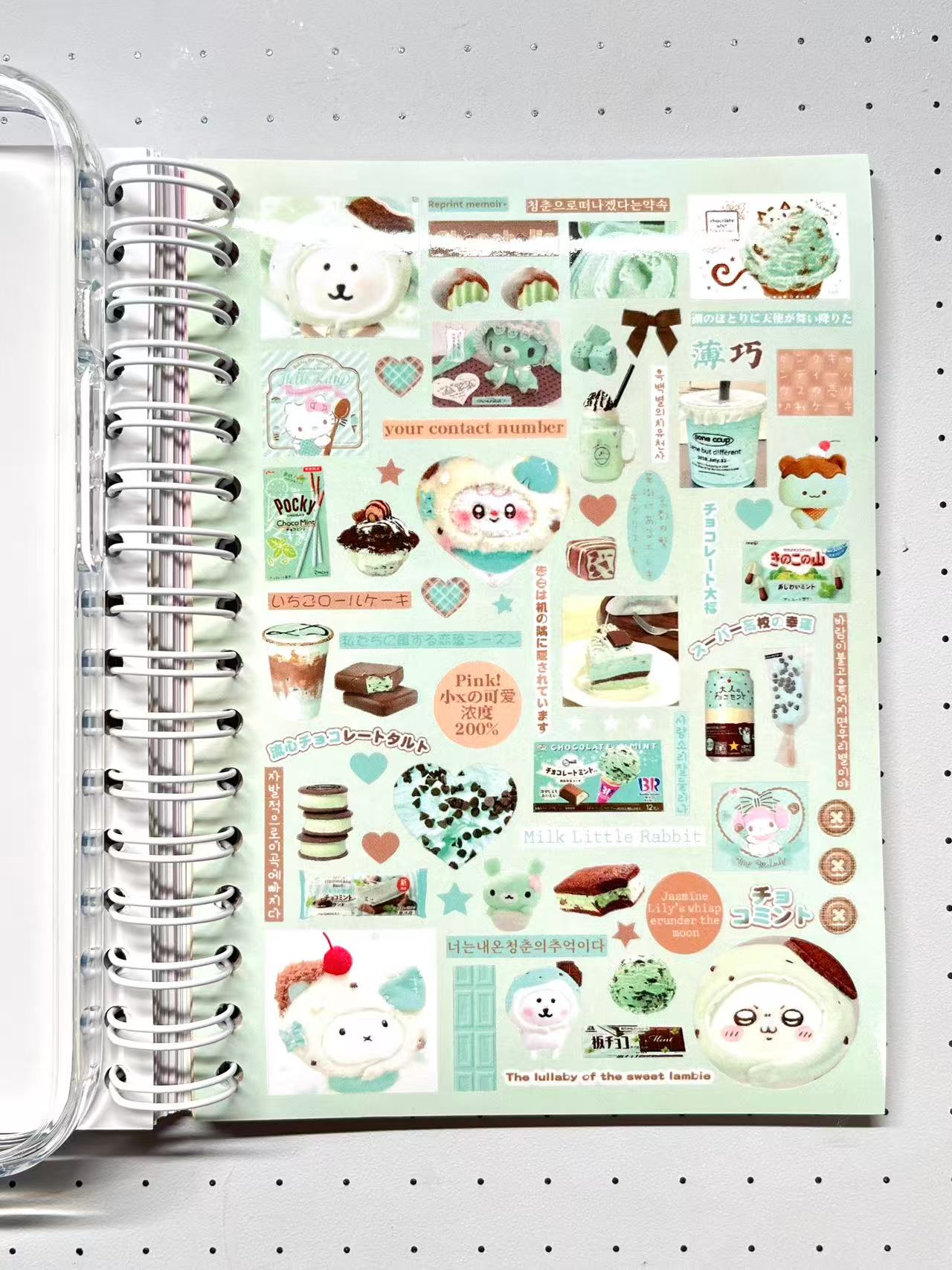 【Limited Edition 11】Cream Fantasia Sticker Book Handmade Sticker Phone Case