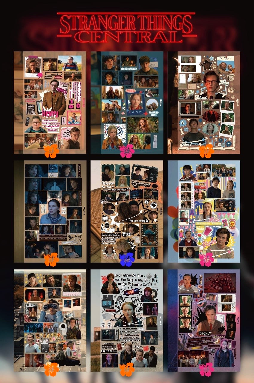 【Pre-Order】30Pages Stranger Things Sticker Book Vol.2