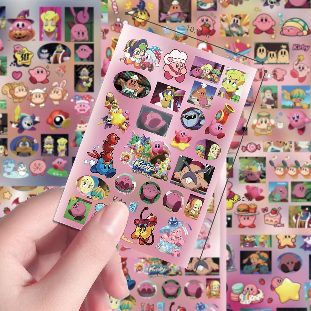8 Sheets Kirby Stickers