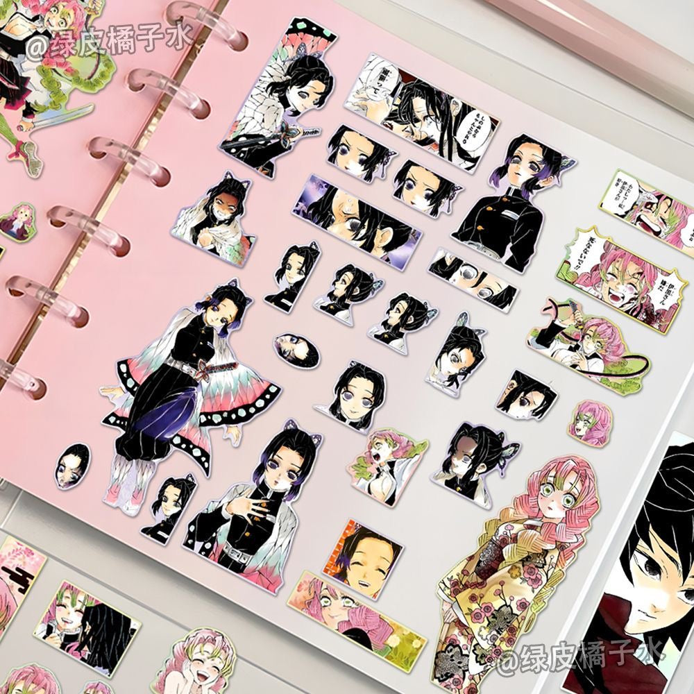 8 Sheets Demon Slayer Stickers C