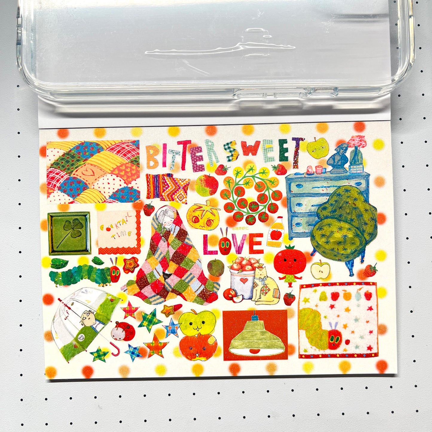 【Limited Edition 9】Steal a moment of leisure Sticker Book Handmade Sticker Phone Case