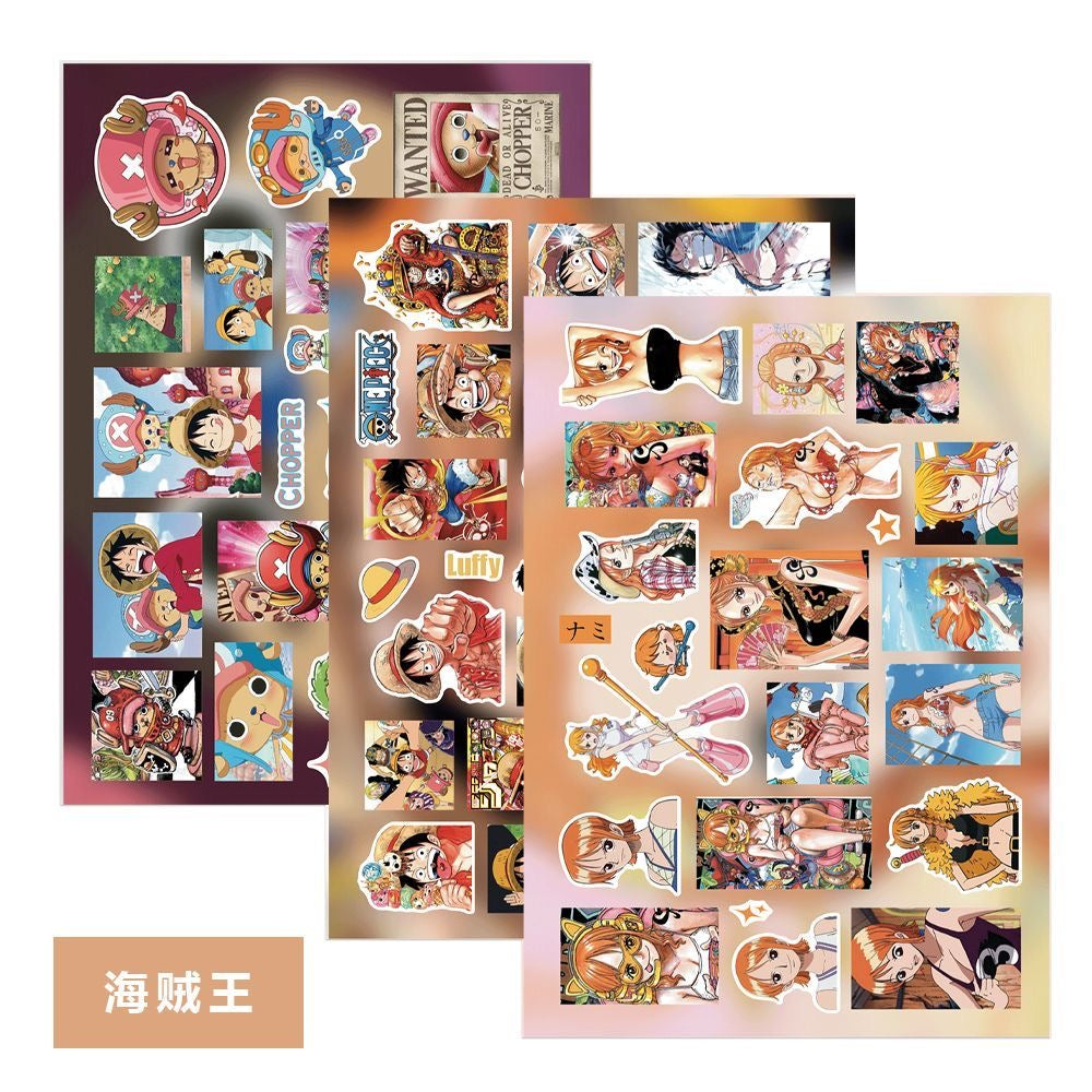8 Sheets One Piece Stickers