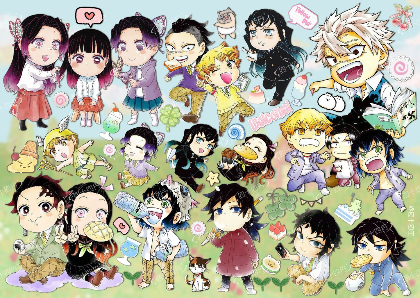 【Pre-Order】Demon Slayer Sticker Book(Single Pages Can Be Purchased Individually)