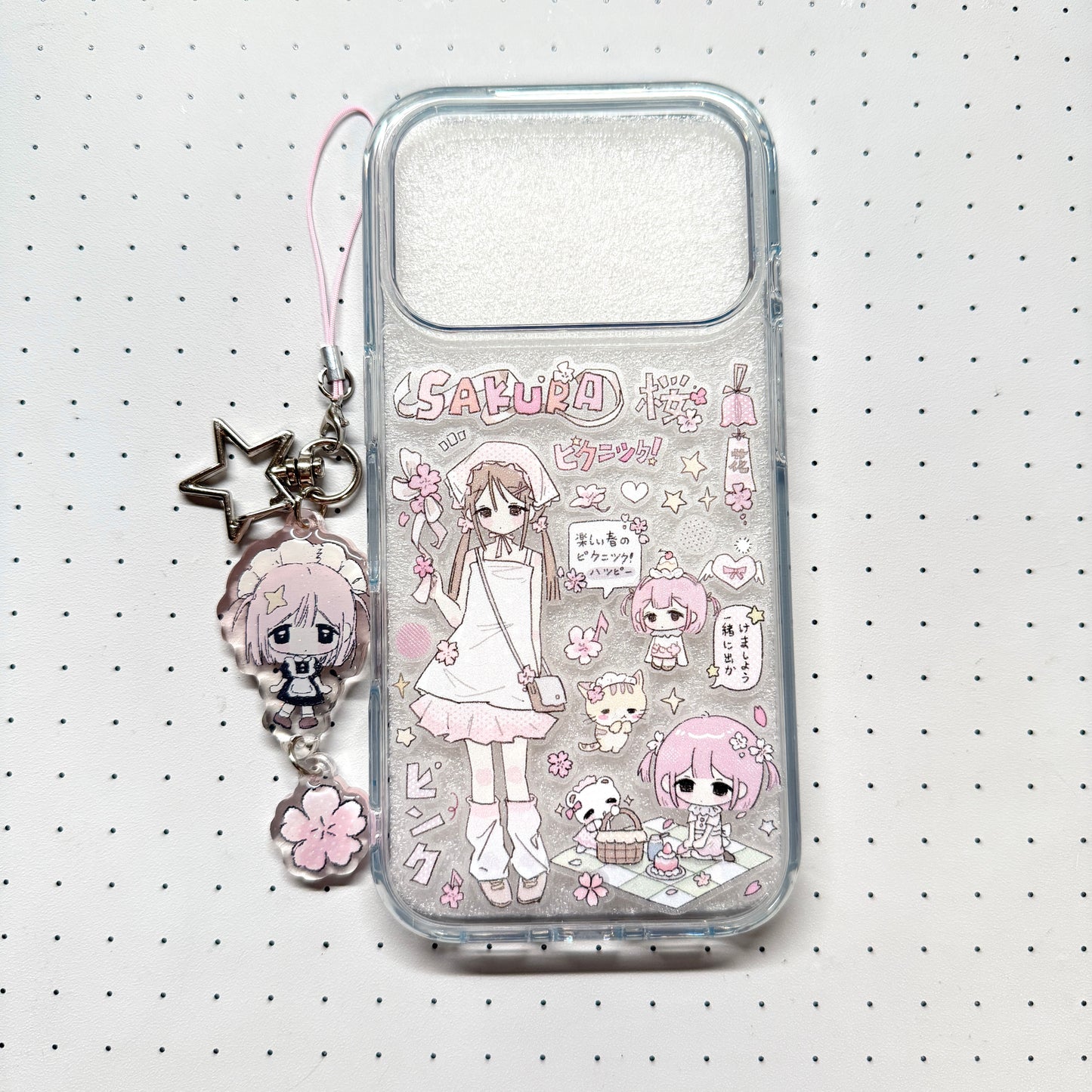 Sakura Angle Handmade Sticker Phone Case Samsung Case